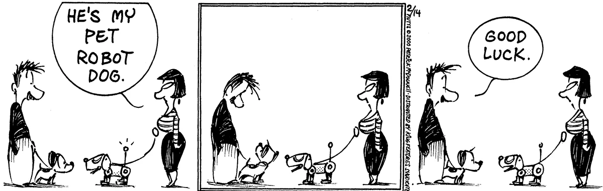 February 14 2000, Daily Comic Strip