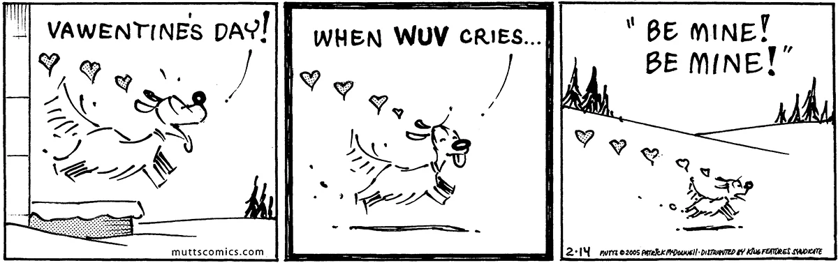 February 14 2005, Daily Comic Strip