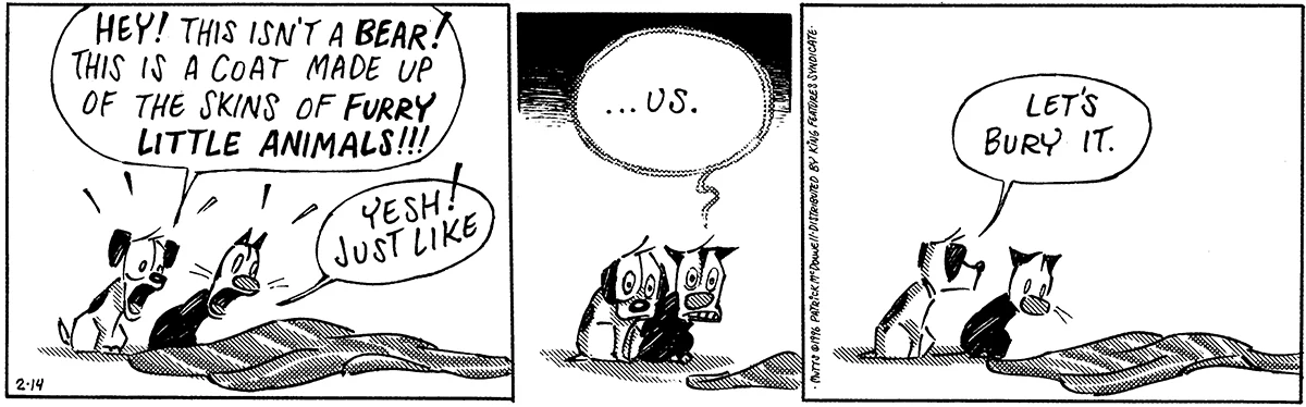 February 14 1996, Daily Comic Strip