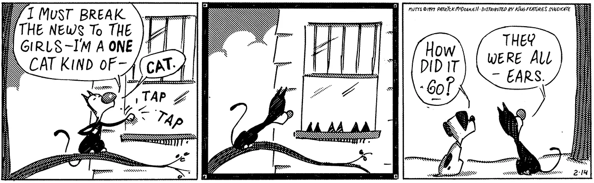 February 14 1997, Daily Comic Strip