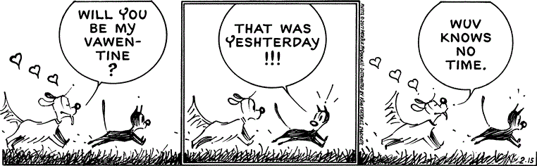 February 15 2017, Daily Comic Strip