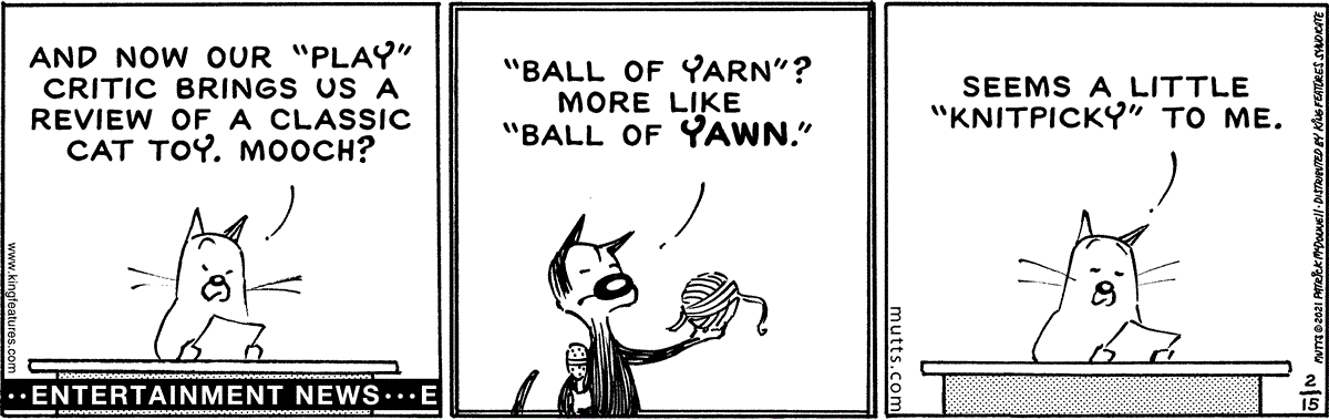 February 15 2021, Daily Comic Strip