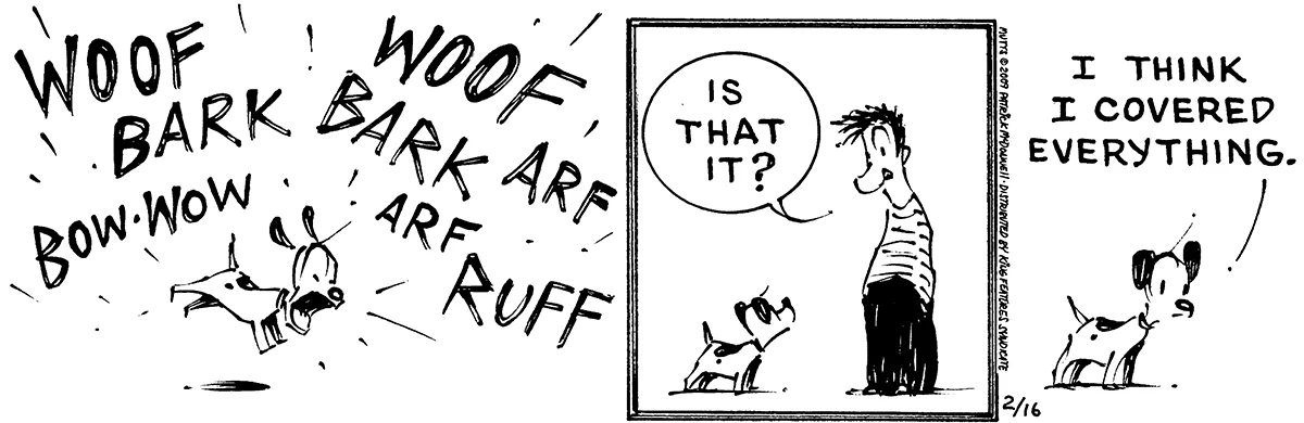 February 16 2009, Daily Comic Strip
