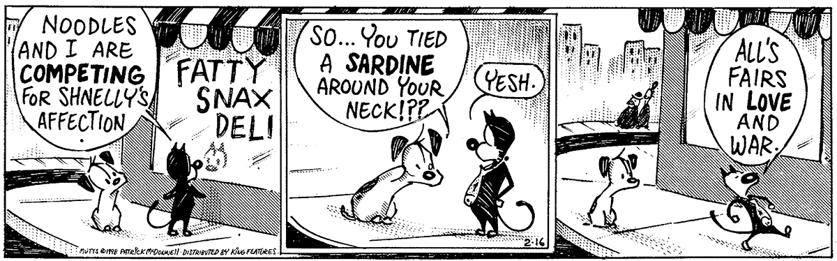 February 16 1998, Daily Comic Strip