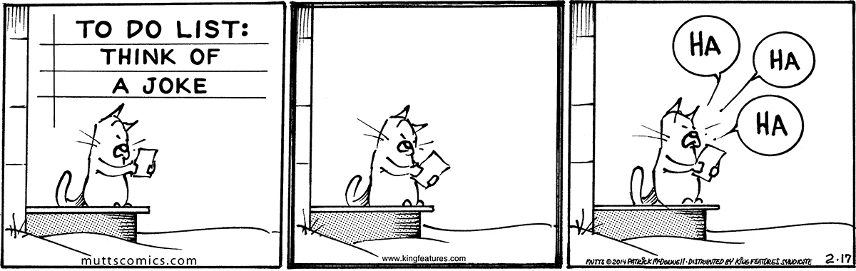 February 17 2014, Daily Comic Strip