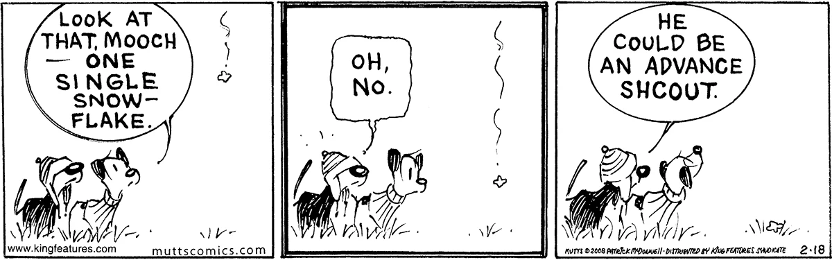 February 18 2008, Daily Comic Strip