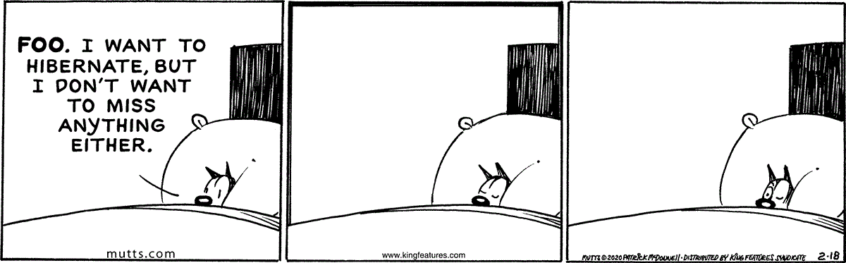 February 18 2020, Daily Comic Strip
