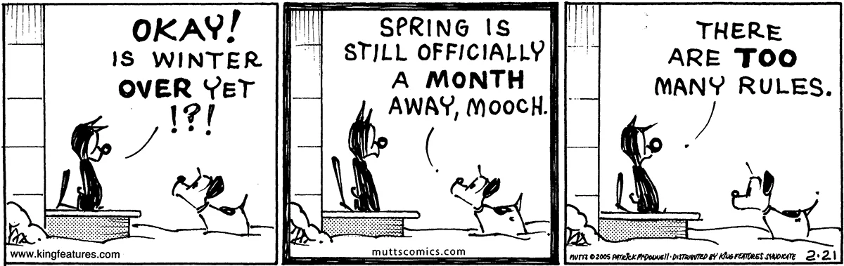 February 21 2005, Daily Comic Strip