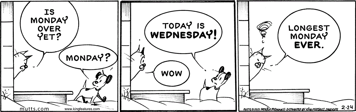 February 24 2021, Daily Comic Strip