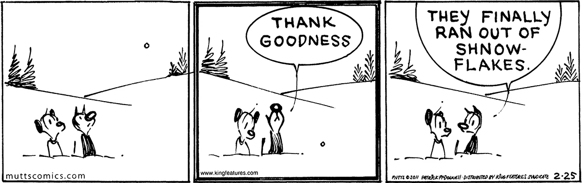 February 25 2011, Daily Comic Strip