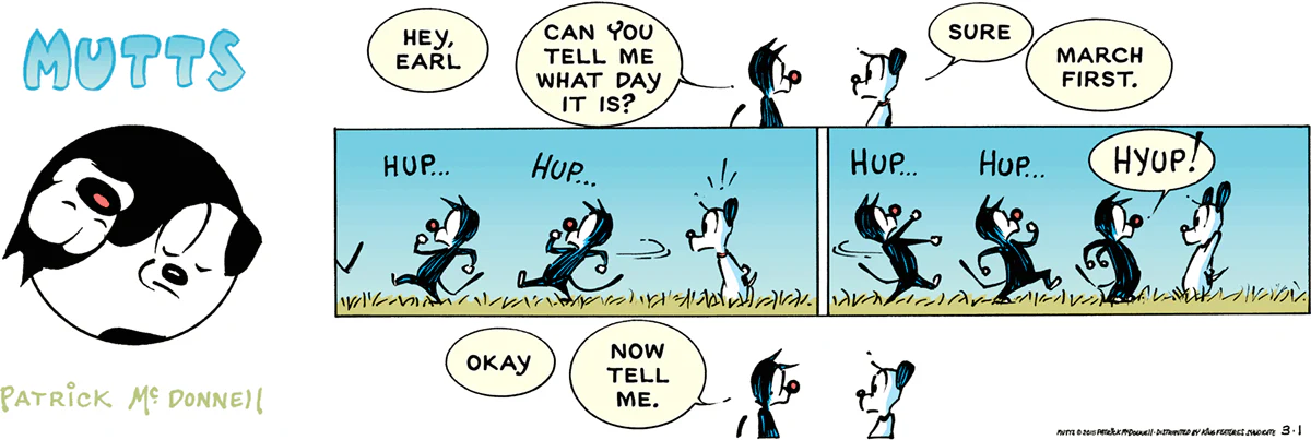 March 1 2015, Sunday Comic Strip
