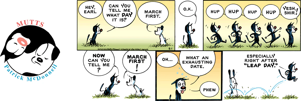 March 1 2020, Sunday Comic Strip