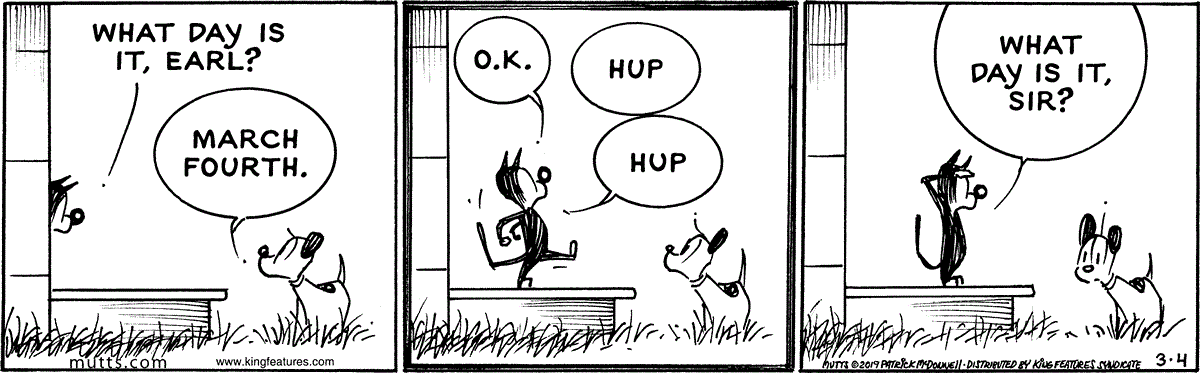 March 4 2019, Daily Comic Strip