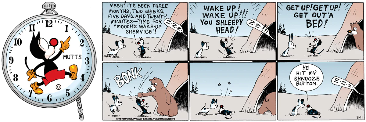March 11 2001, Sunday Comic Strip