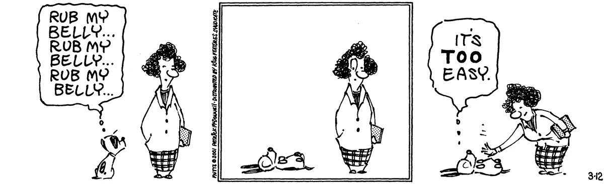 March 12 2001, Daily Comic Strip