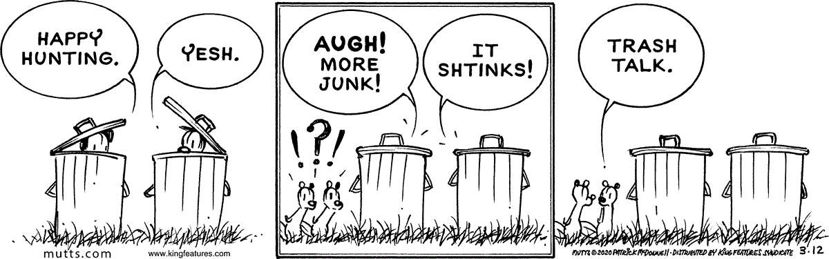 March 12 2020, Daily Comic Strip