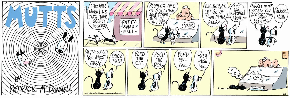 March 12 1995, Sunday Comic Strip