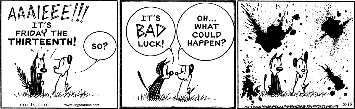 March 13 2020, Daily Comic Strip