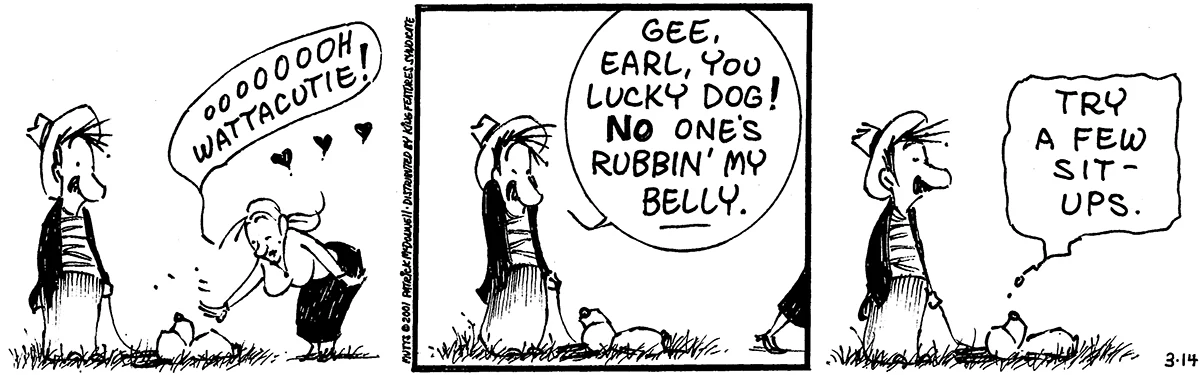 March 14 2001, Daily Comic Strip