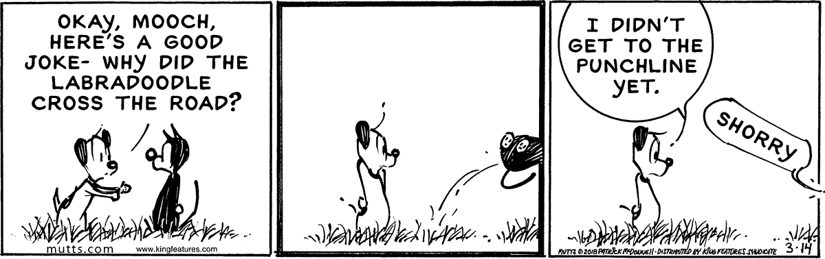 March 14 2018, Daily Comic Strip