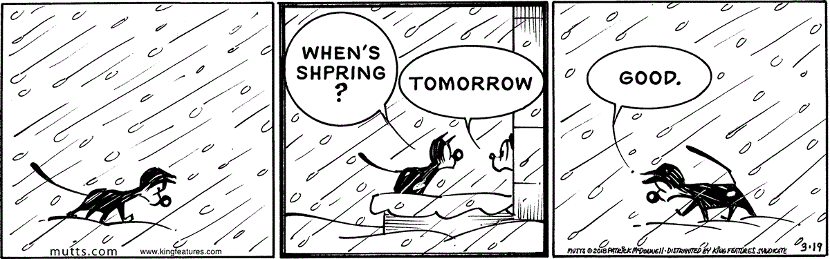 March 19 2018, Daily Comic Strip