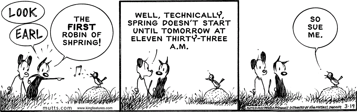March 19 2022, Daily Comic Strip