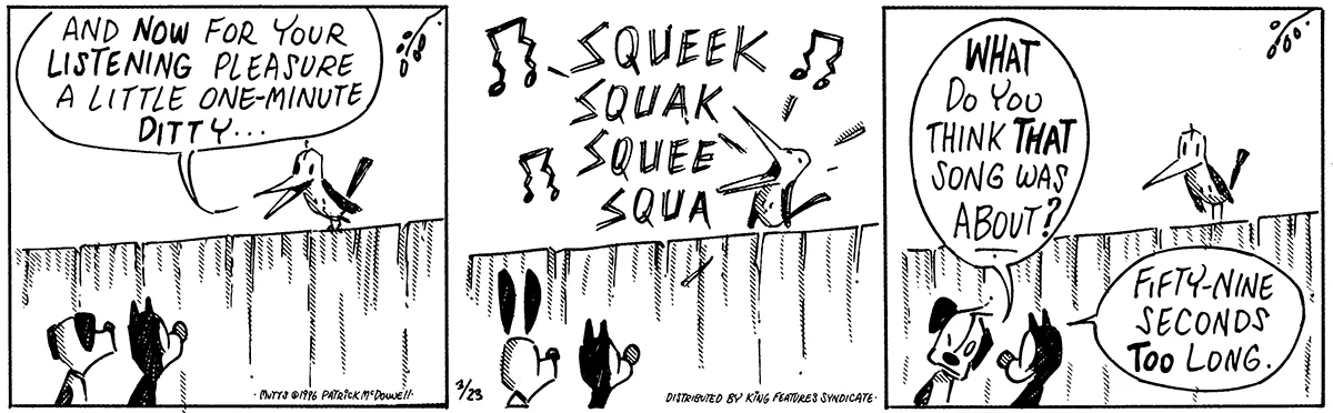 March 23 1996, Daily Comic Strip