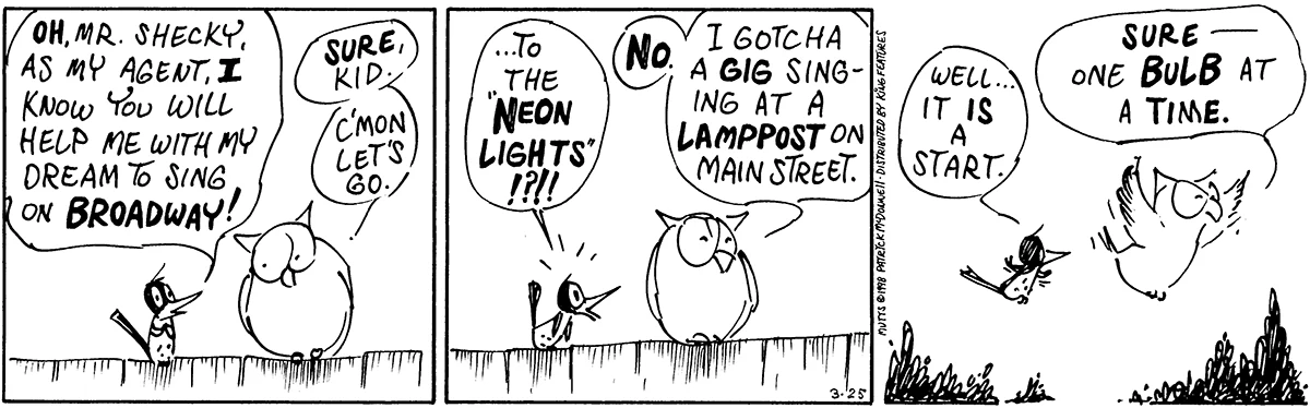 March 25 1998, Daily Comic Strip