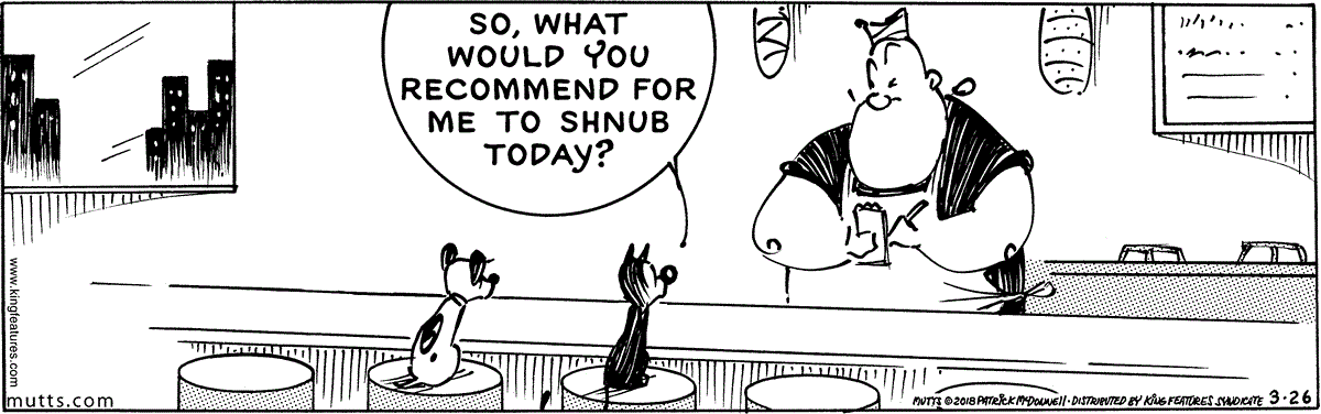 March 26 2018, Daily Comic Strip