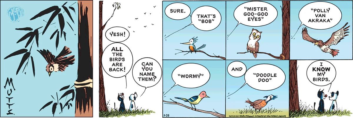March 28 2021, Sunday Comic Strip