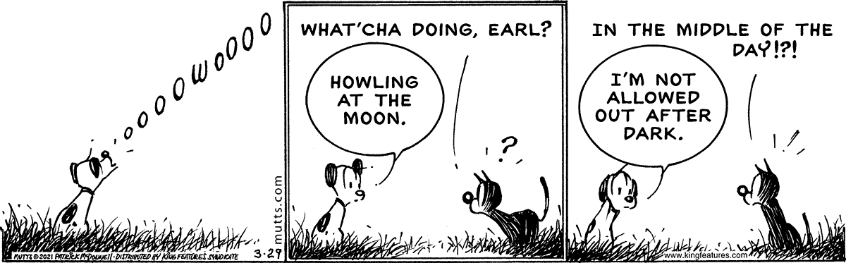 March 29 2021, Daily Comic Strip