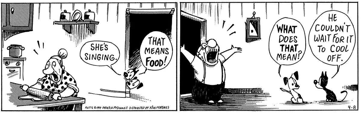 April 8 1997, Daily Comic Strip