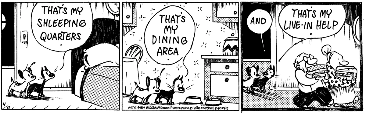 April 12 1999, Daily Comic Strip