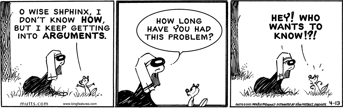 April 13 2021, Daily Comic Strip