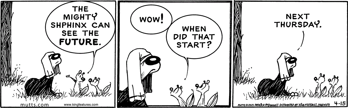 April 15 2021, Daily Comic Strip