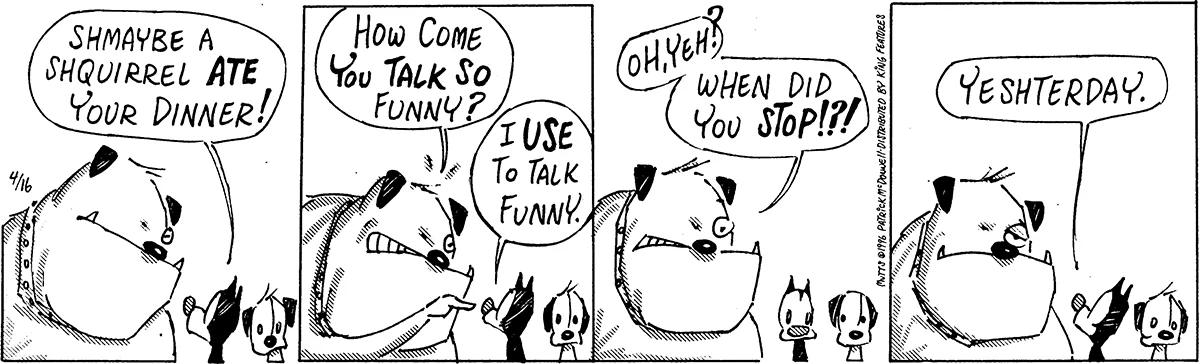 April 16 1996, Daily Comic Strip