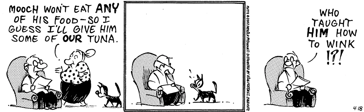 April 18 2002, Daily Comic Strip