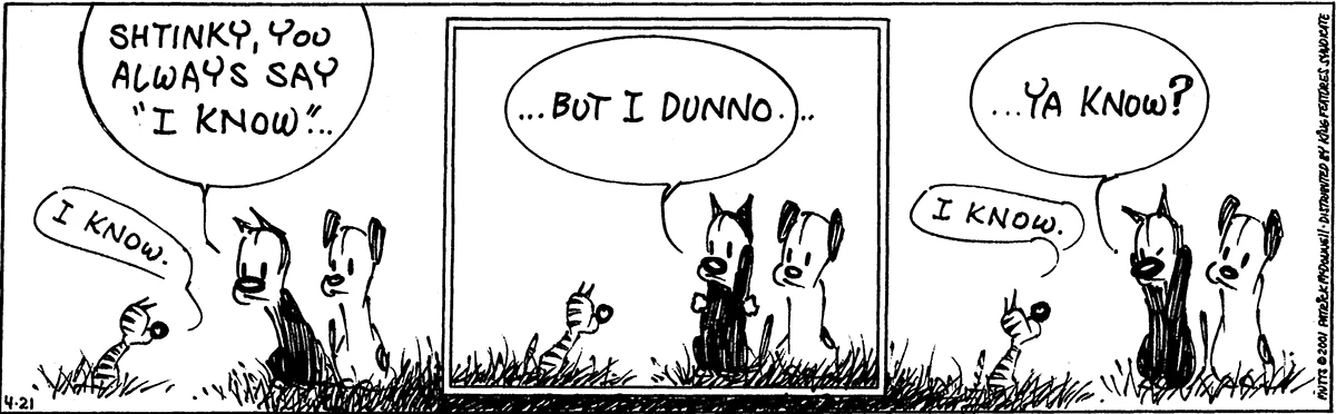 April 21 2001, Daily Comic Strip
