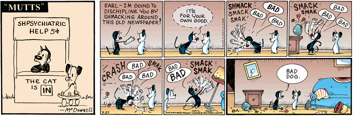 April 27 2003, Sunday Comic Strip