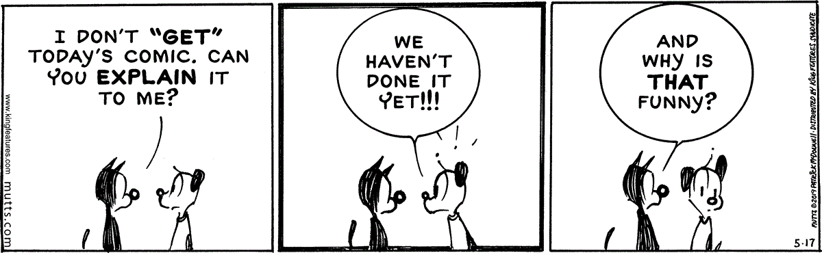 May 17 2019, Daily Comic Strip