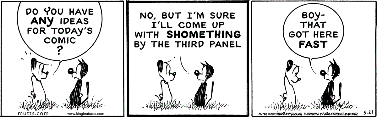 May 21 2018, Daily Comic Strip
