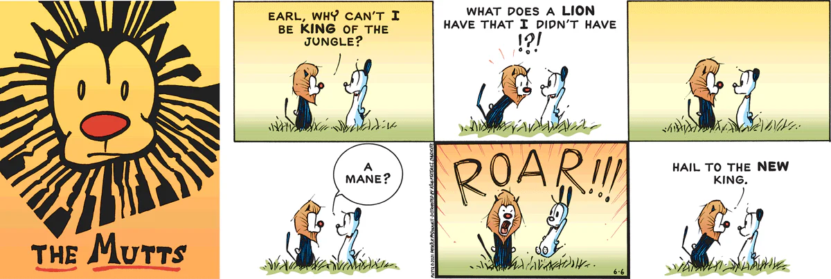 June 6 2021, Sunday Comic Strip