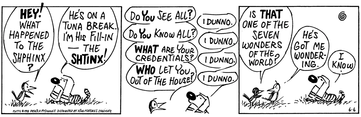 June 6 1998, Daily Comic Strip