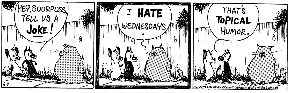June 9 1999, Daily Comic Strip