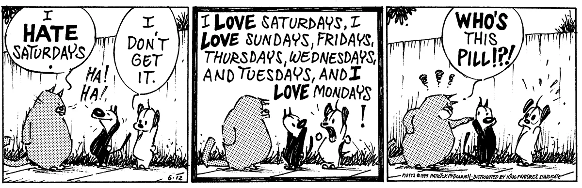 June 12 1999, Daily Comic Strip