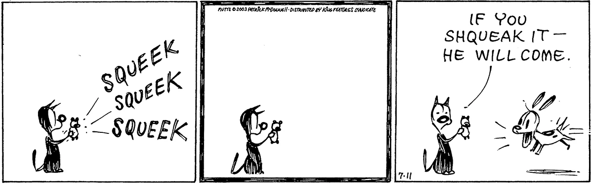 July 11 2003, Daily Comic Strip