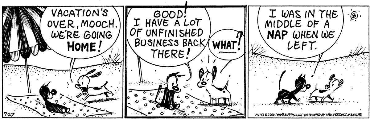 July 27 2000, Daily Comic Strip