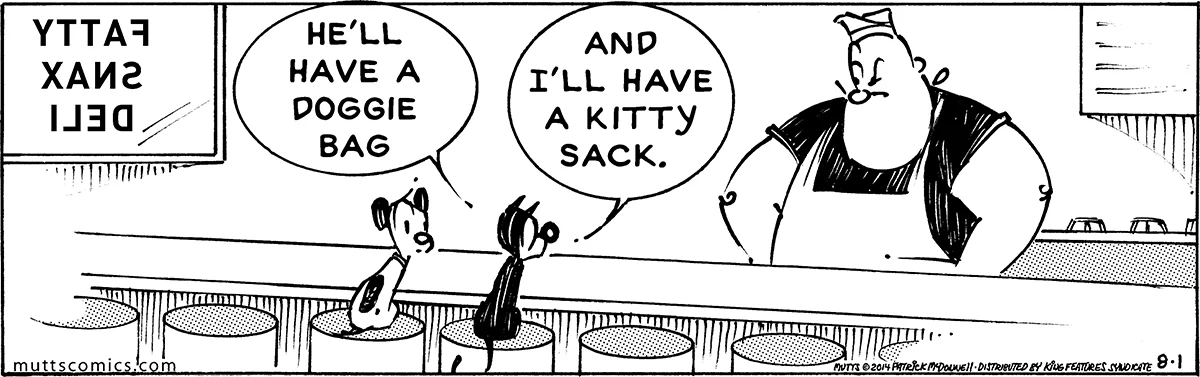 August 1 2014, Daily Comic Strip