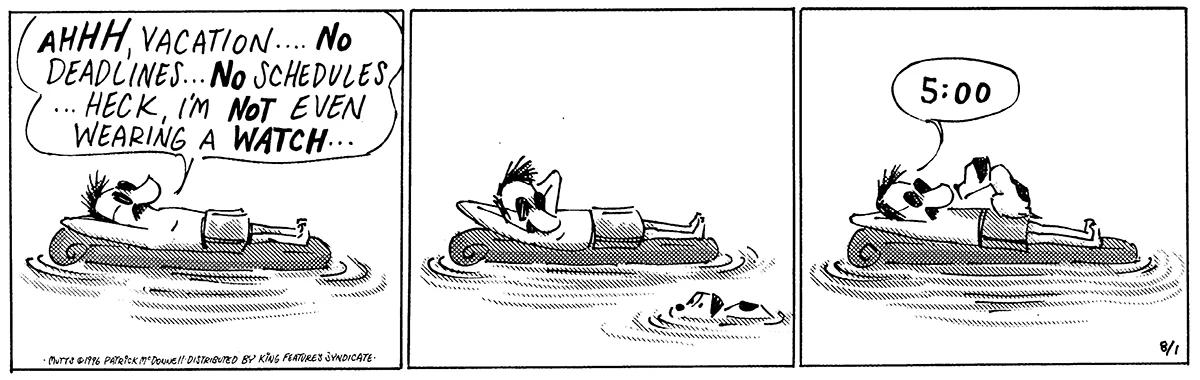 August 1 1996, Daily Comic Strip
