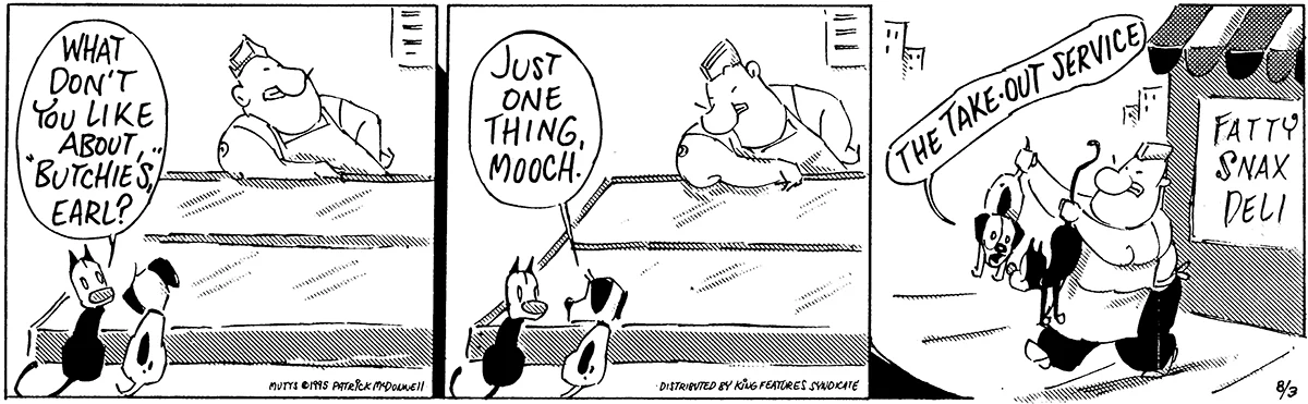 August 3 1995, Daily Comic Strip